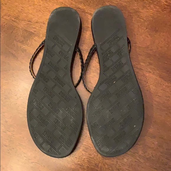 Badgley Mischka Rhinestone Thong Sandals - Picture 2 of 3